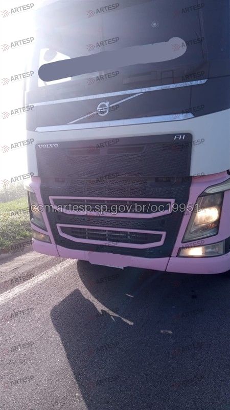 Caminhão Volvo rodovia castelo branco