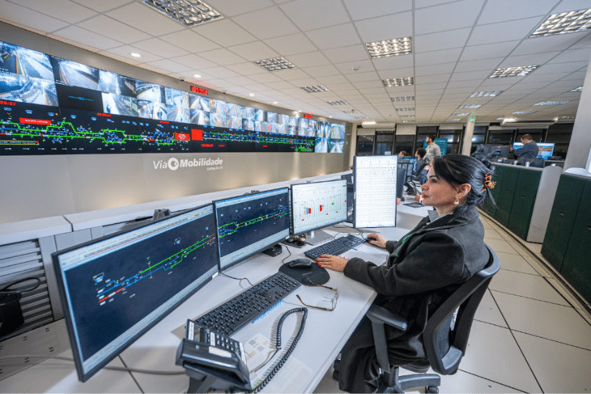 Centro de Controle Operacional das linhas 8 e 9