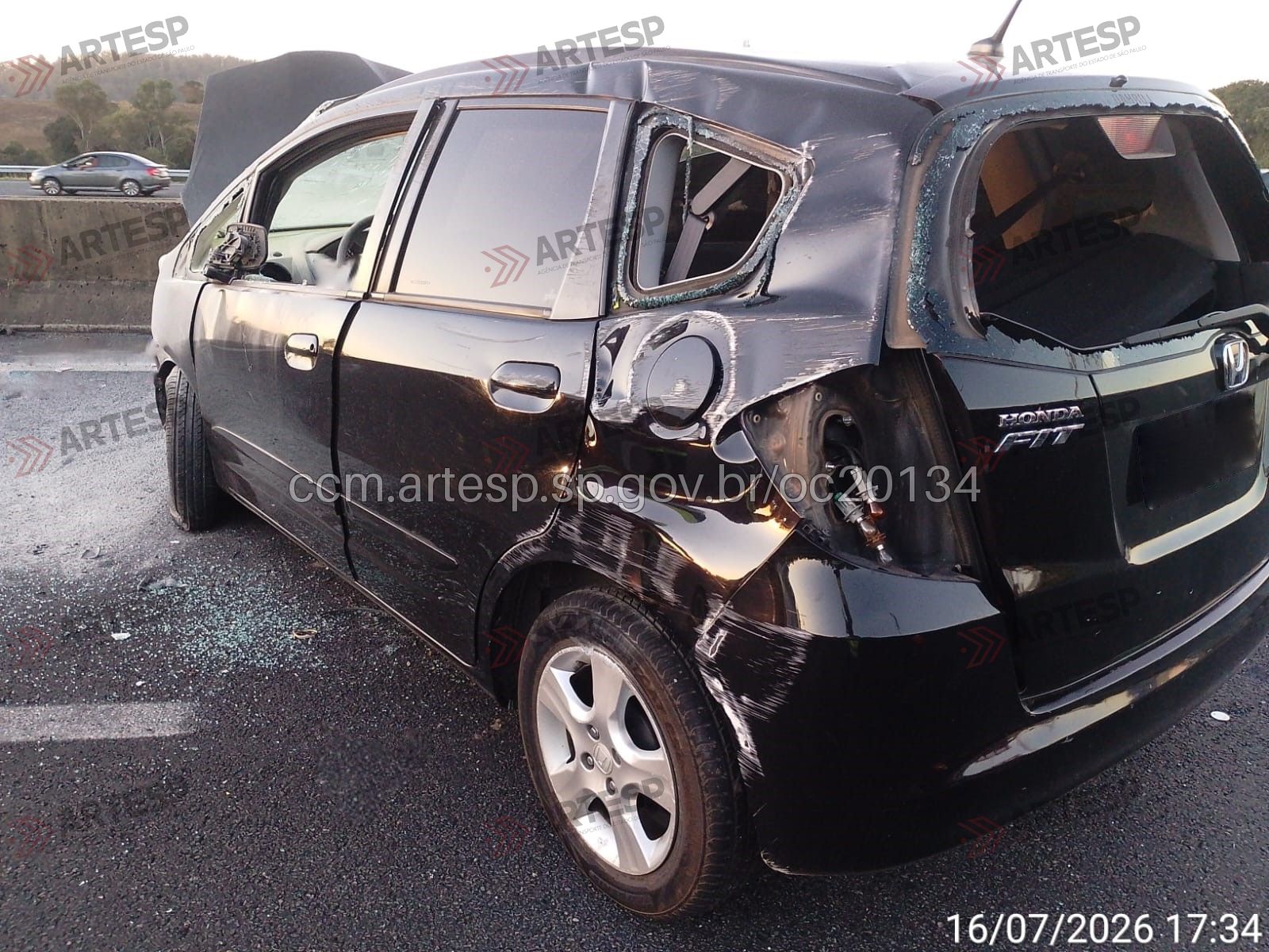 Honda Fit rodovia dos Bandeirantes itupeva