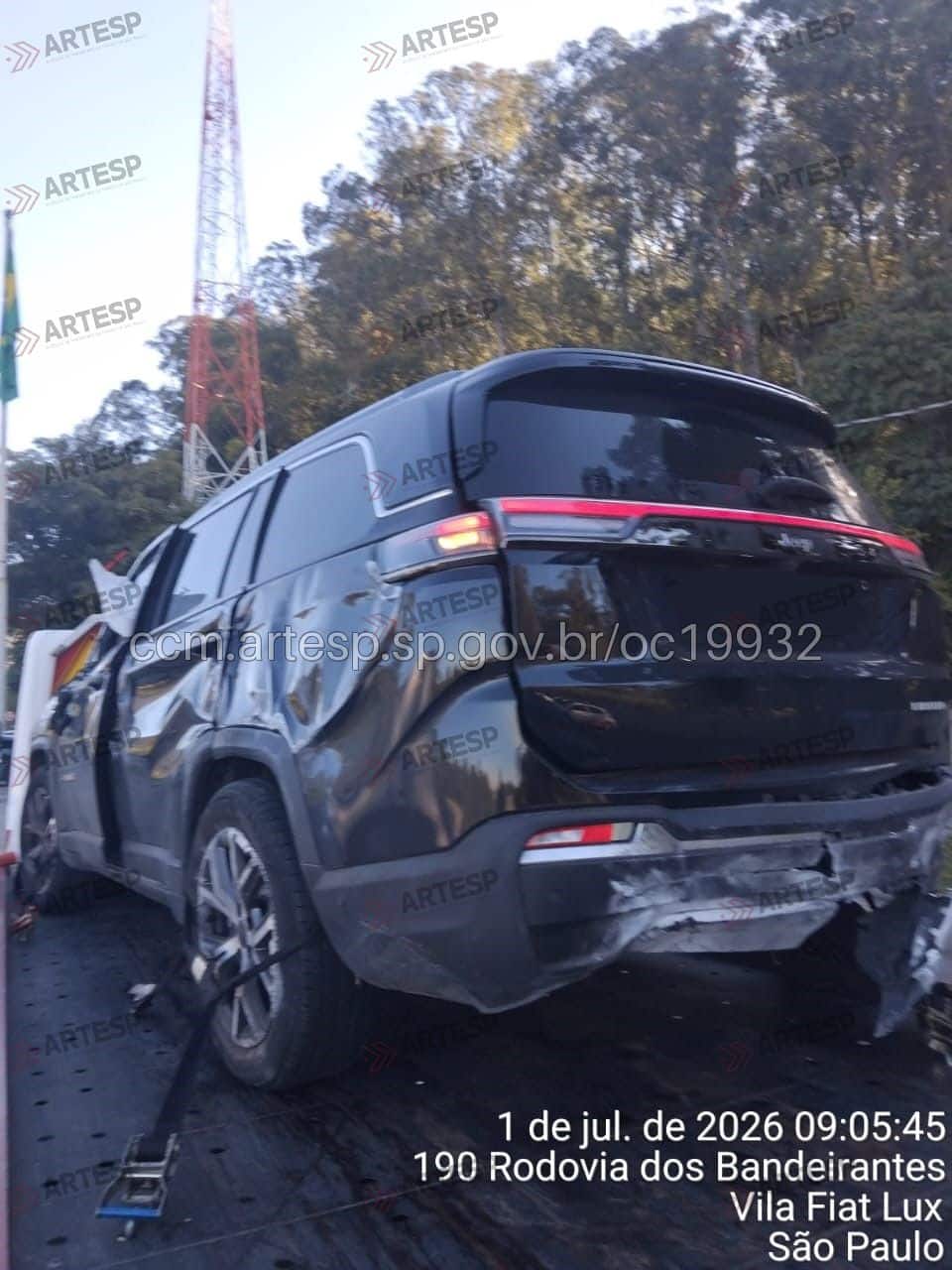 Jeep rodovia dos Bandeirantes