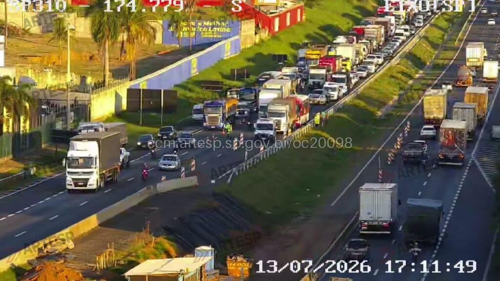 Local da ocorrência sp-310 rio claro