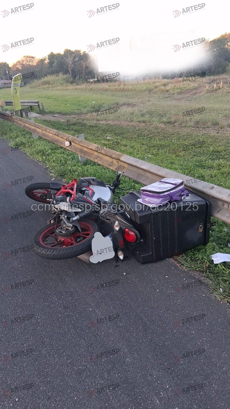 Moto Honda CG 160 rodovia dos Imigrantes bernardo