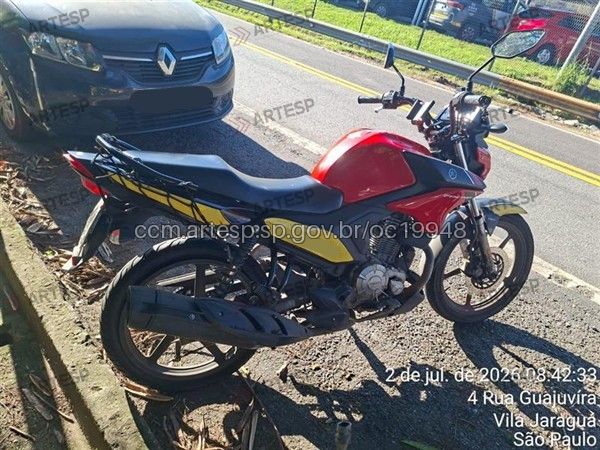Moto Yamaha YBR 150 rodoanel