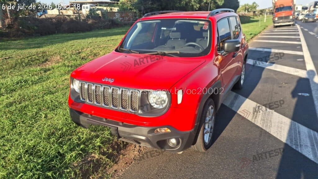 SUV Jeep Renegade rodovia anhanguera