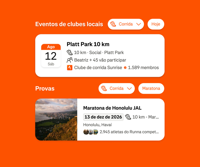 Strava lança descoberta de corridas
