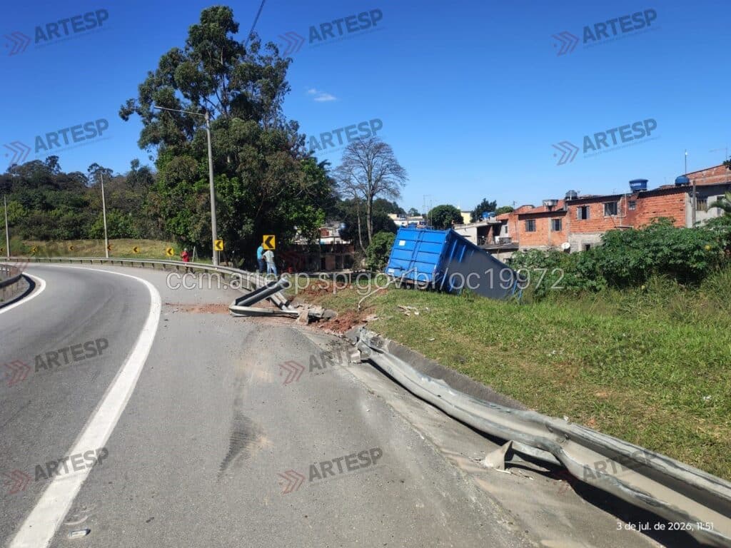 caminhão rodoanel arujá