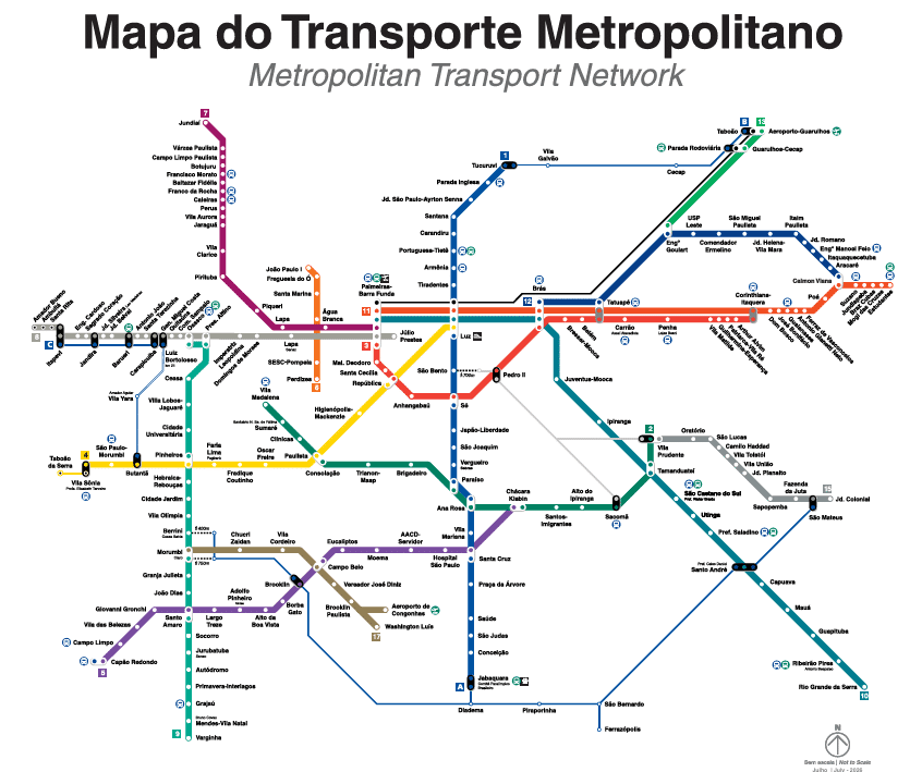 novo mapa metropolitano