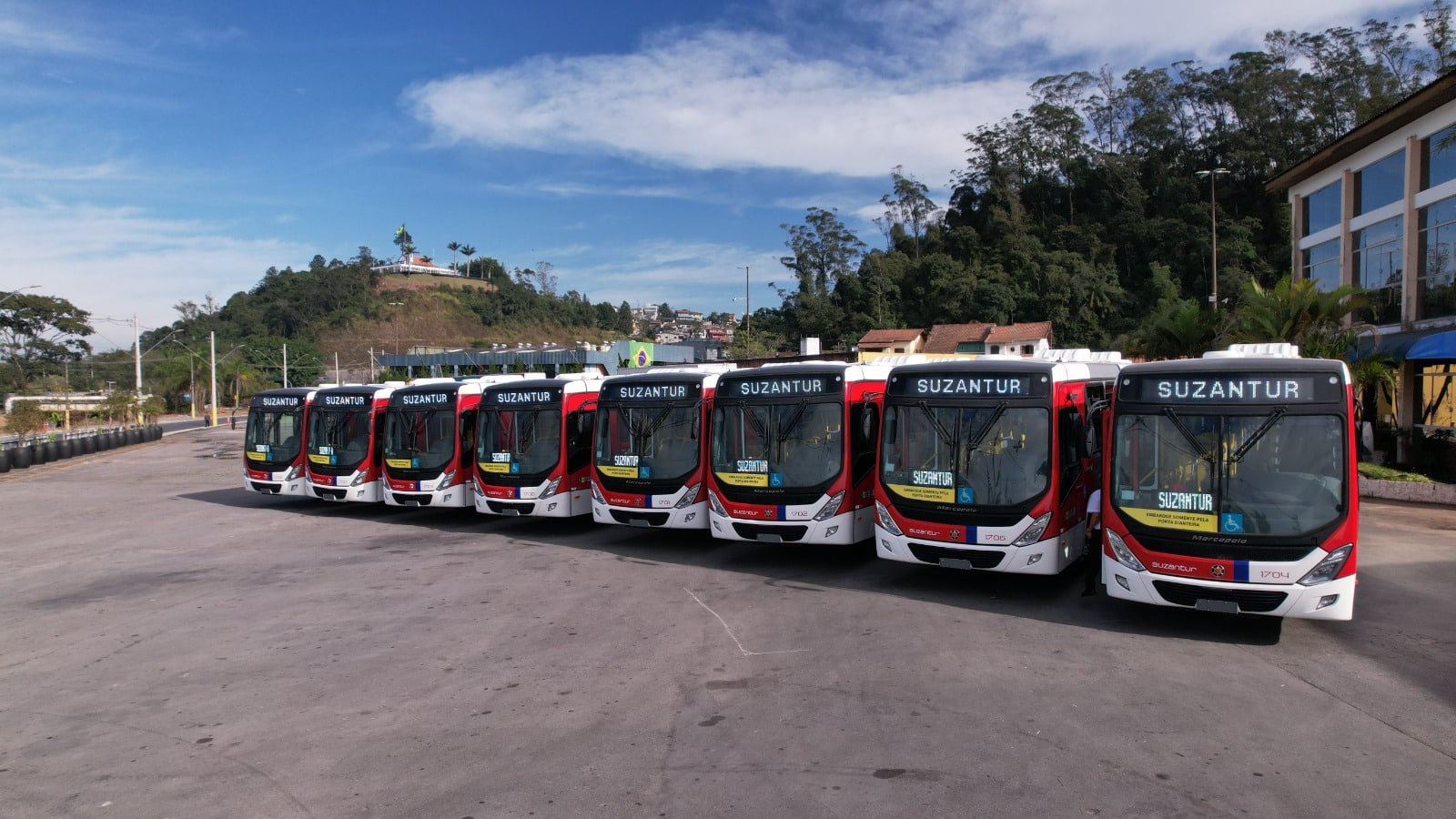 novos ônibus ribeirão pires