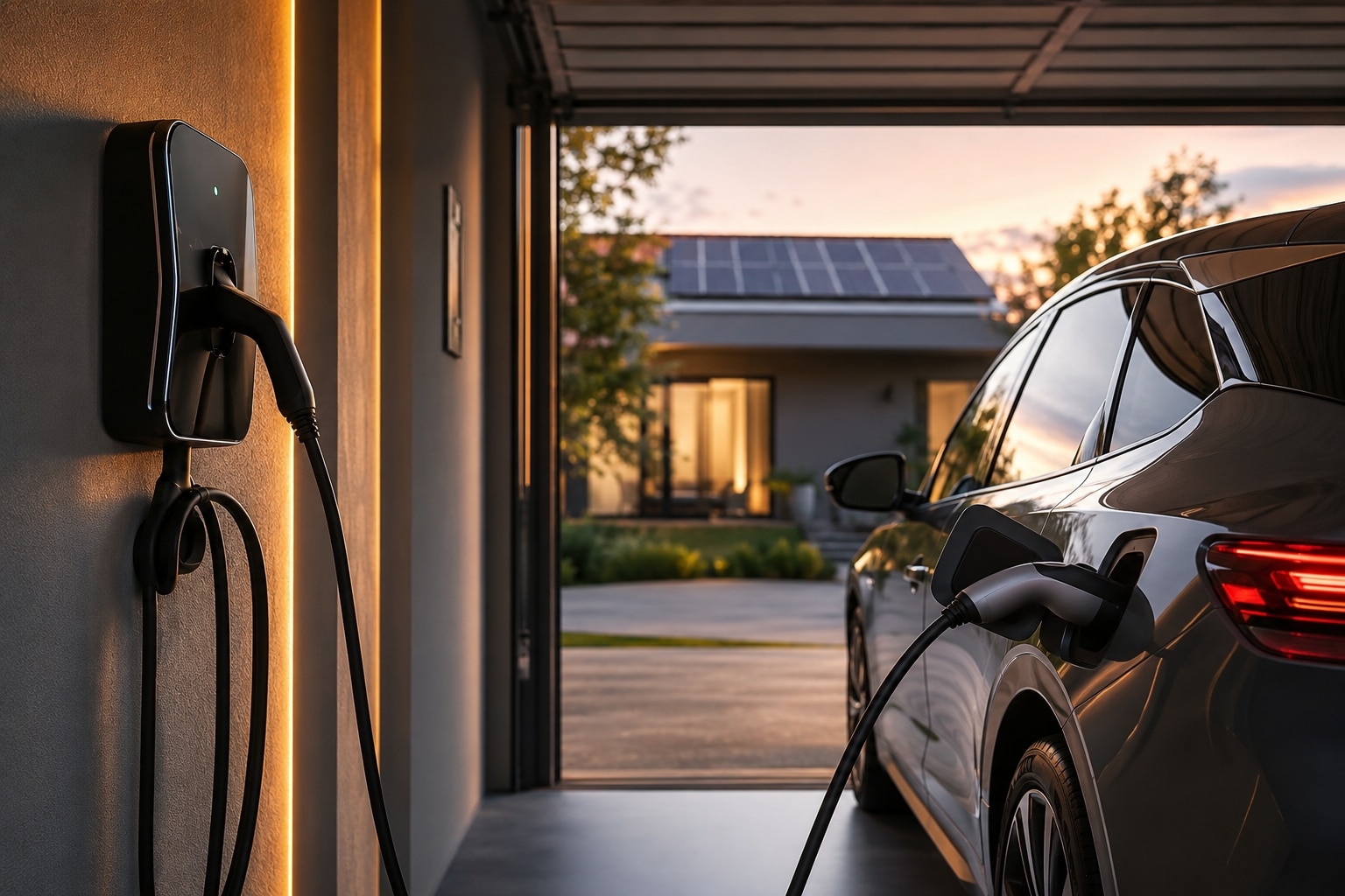 recarga residencial veículos elétricos