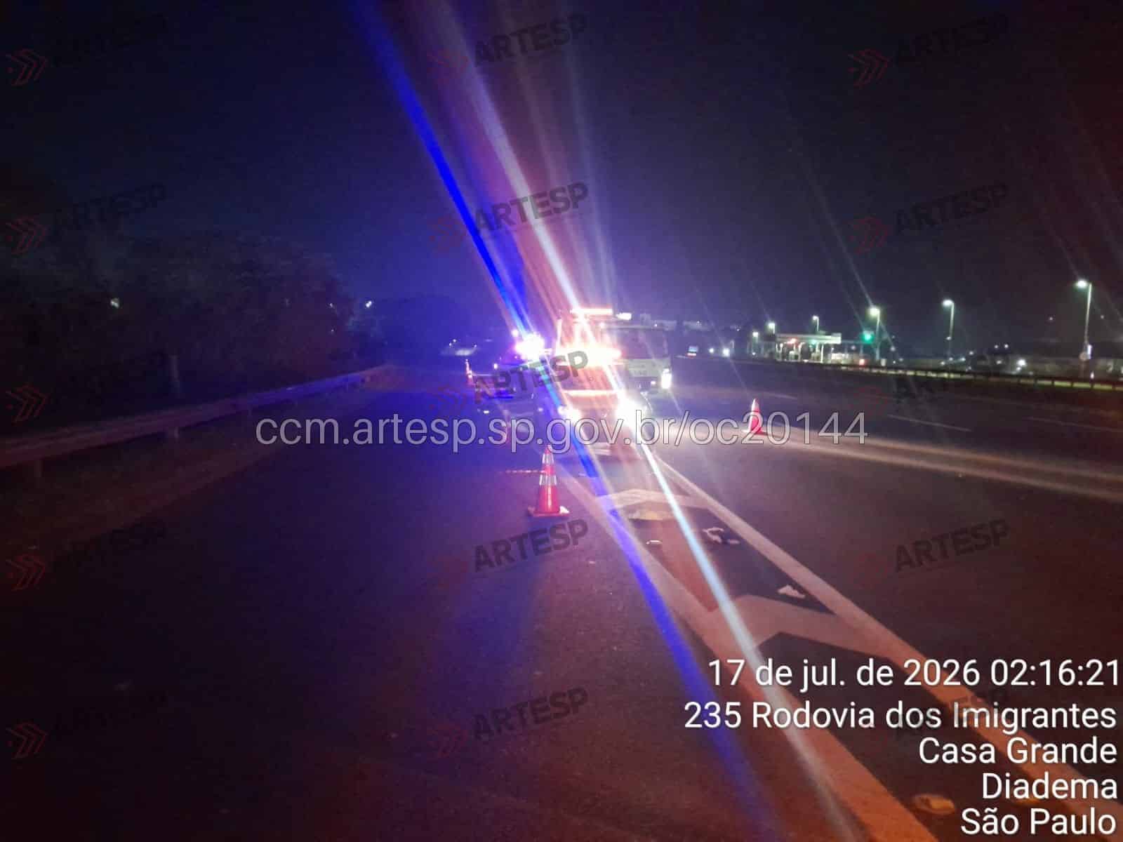 rodovia dos Imigrantes ocorrencia diadema