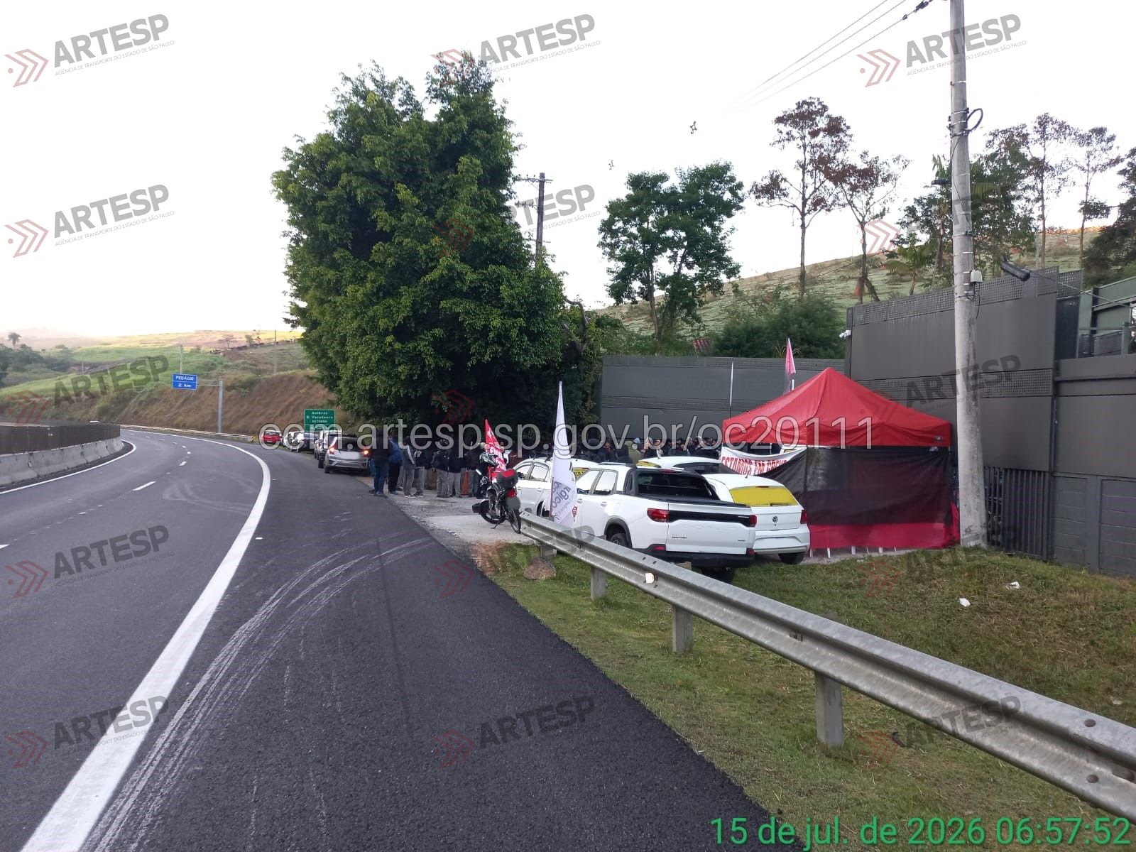 rodovia dos tamoios manifestação campos