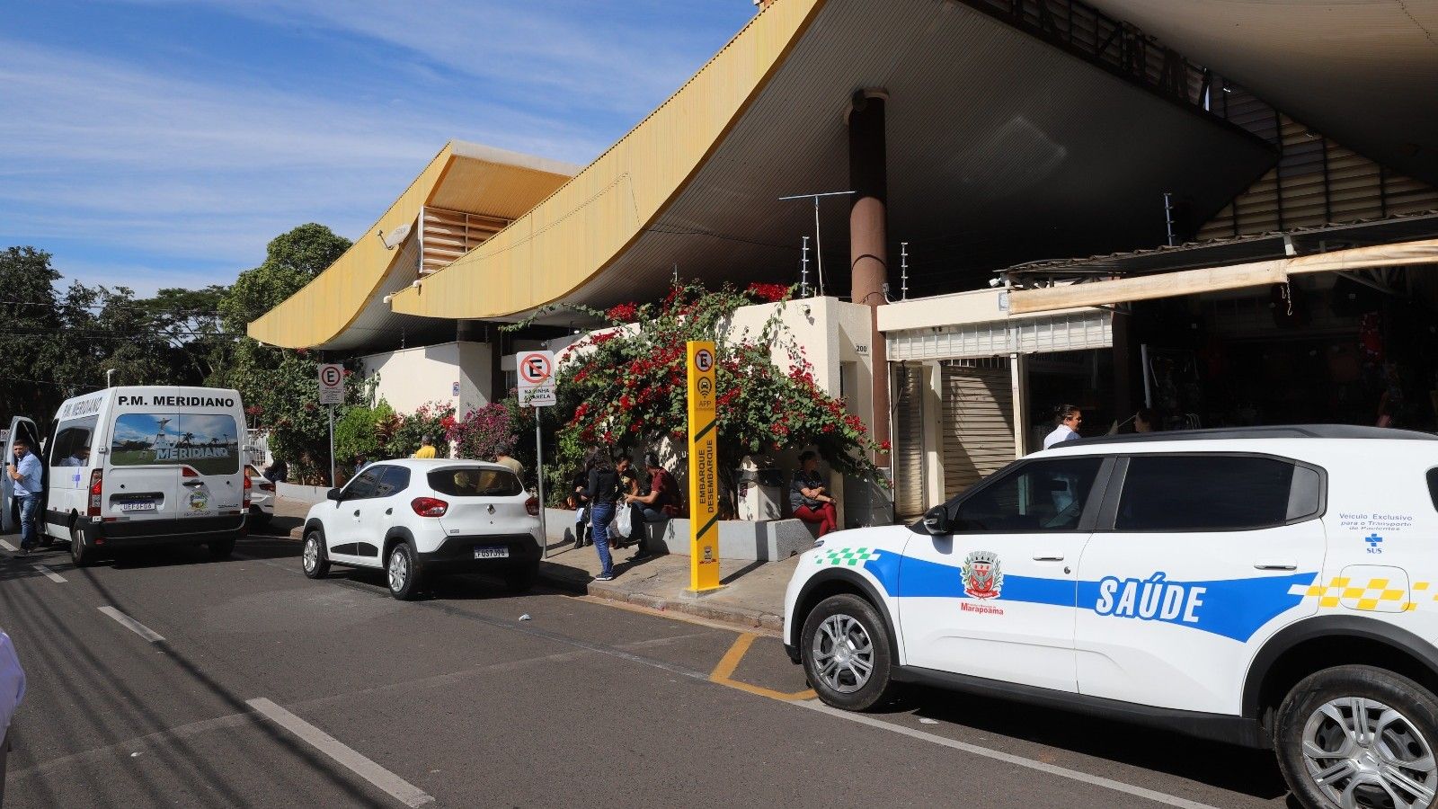 totens para embarque e desembarque