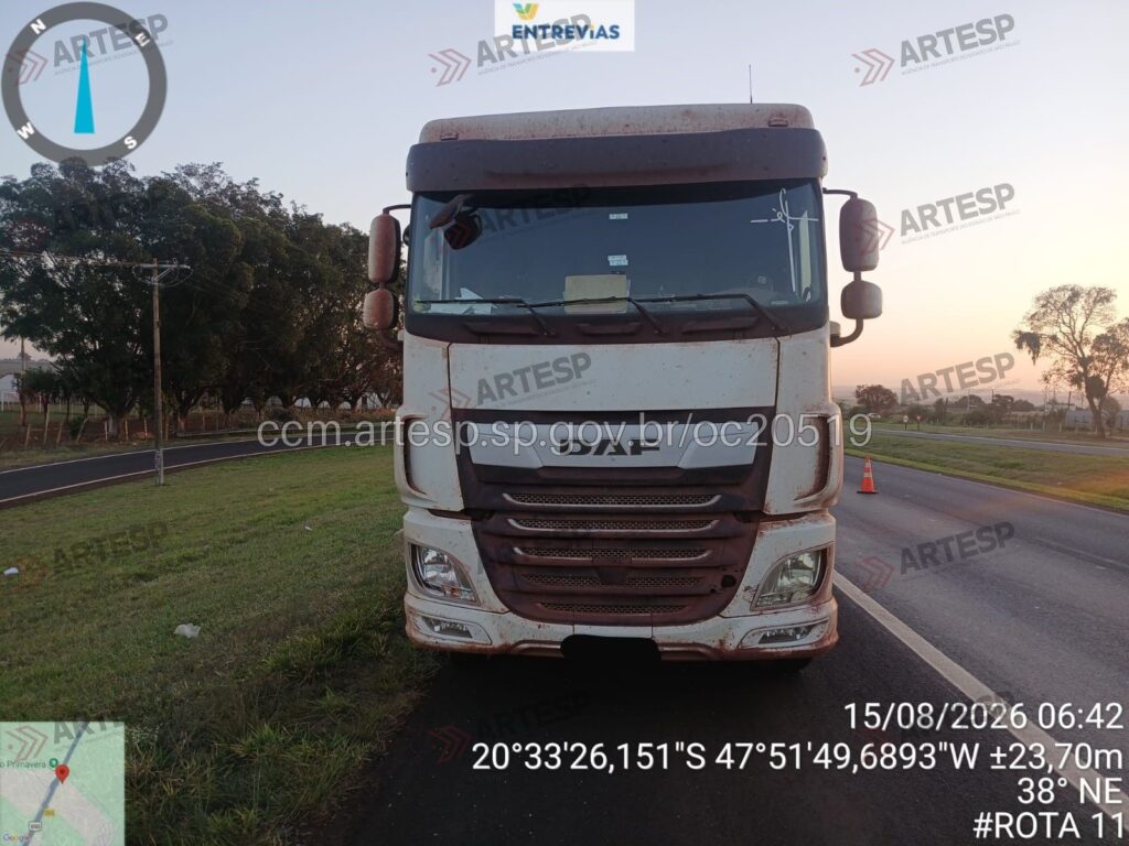 Bitrem DAF XF 530 rodovia anhanguera rodovia