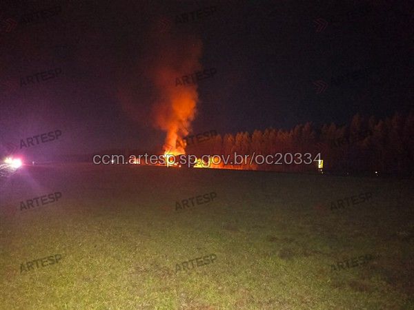 Carreta Iveco rodovia castelo branco Itatinga fogo