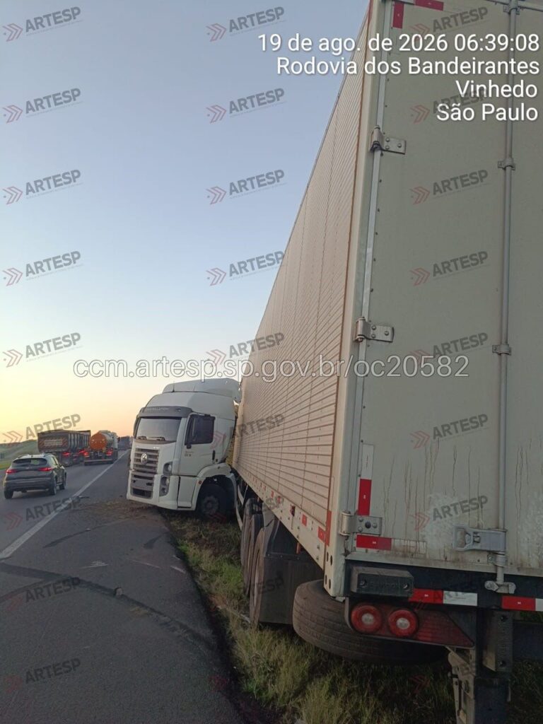 Carreta VW 19.360 rodovia dos Bandeirantes na