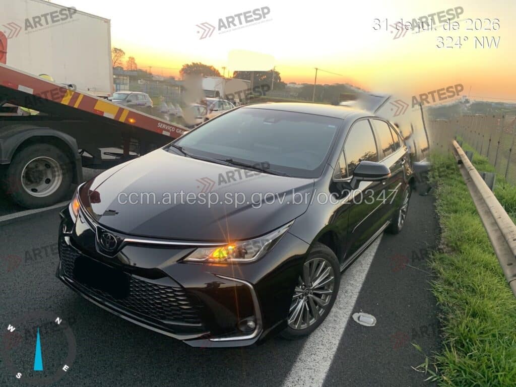 Hyundai Corolla rodovia anhanguera