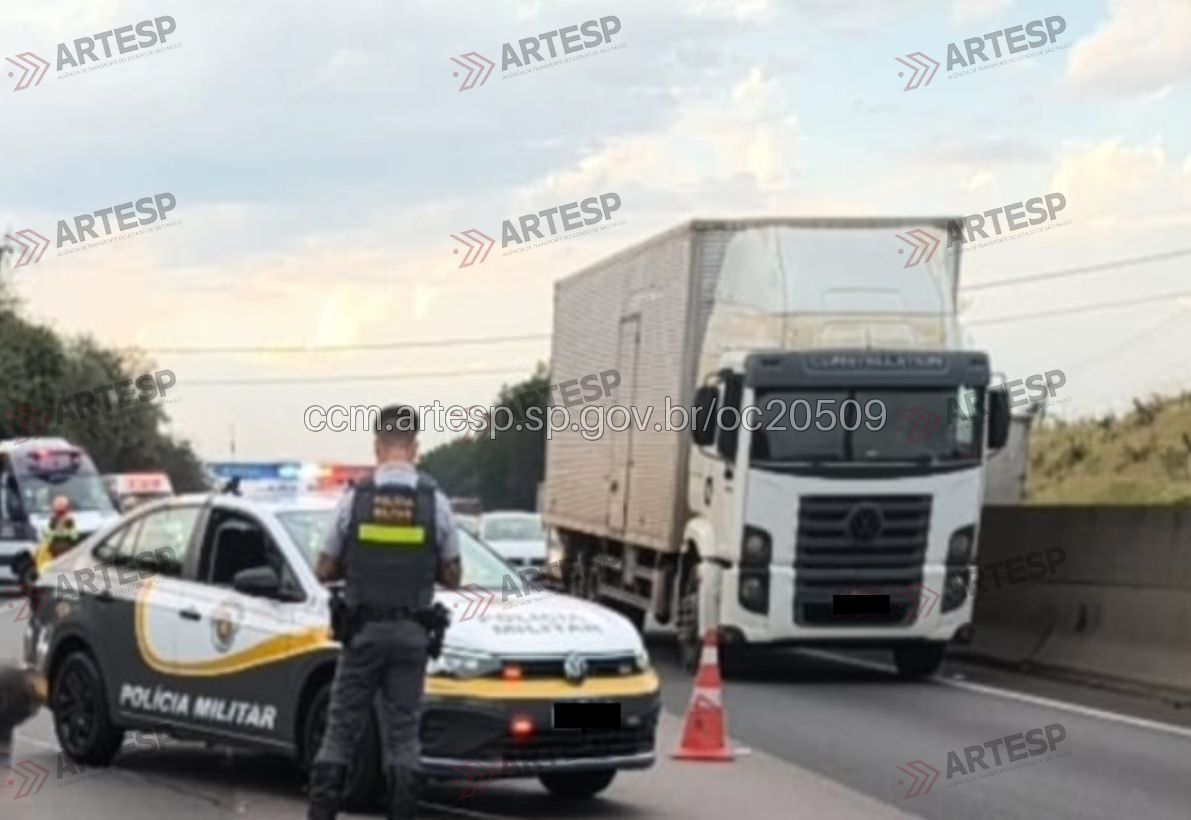 Local da ocorrência rodovia anhanguera atropelamento