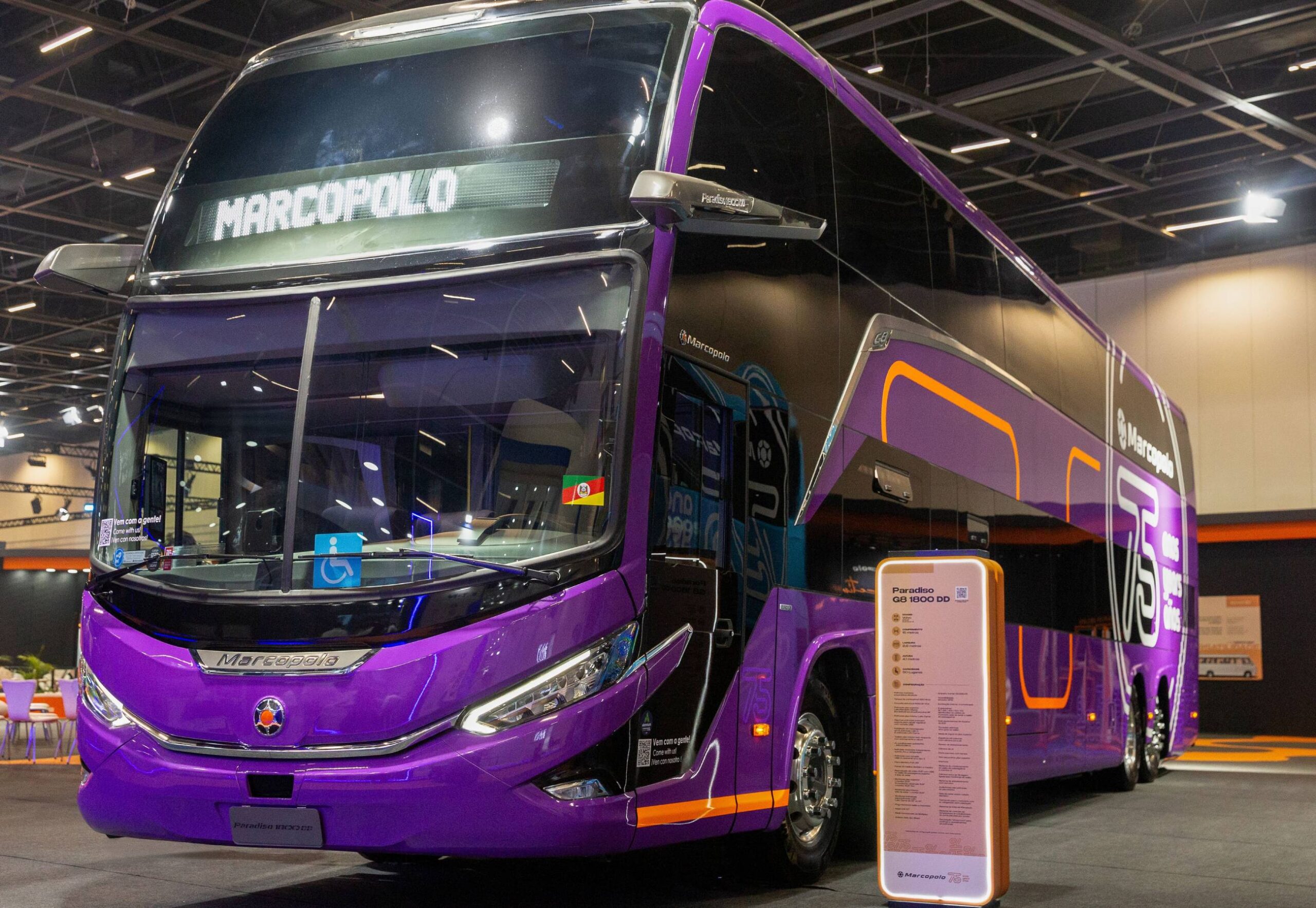 Marcopolo ônibus feira
