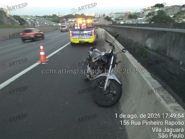 Moto Honda CG 160 na anhanguera