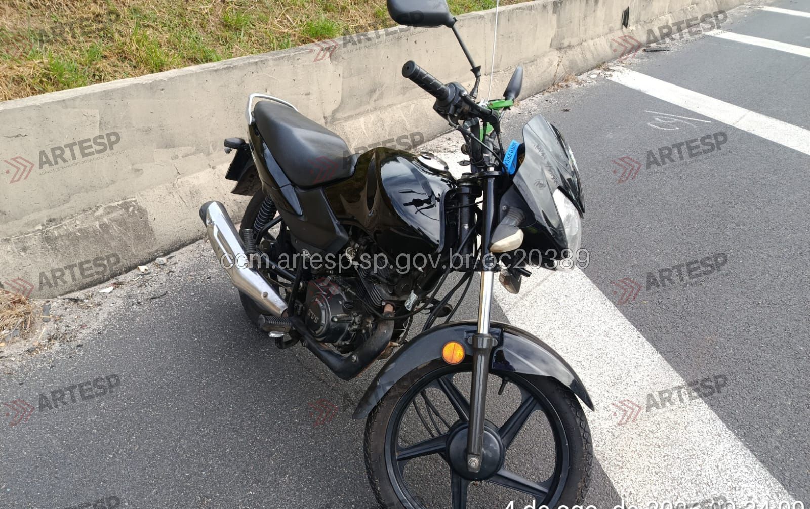 Moto Mottu Sport 110i rodovia dos bandeirantes