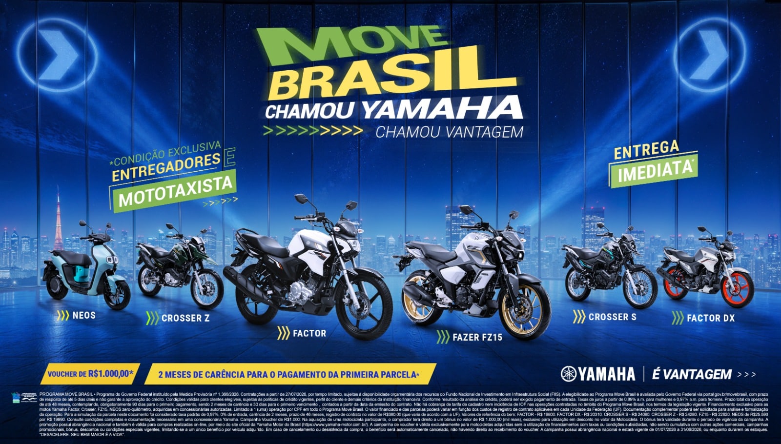 Move Brasil yamaha