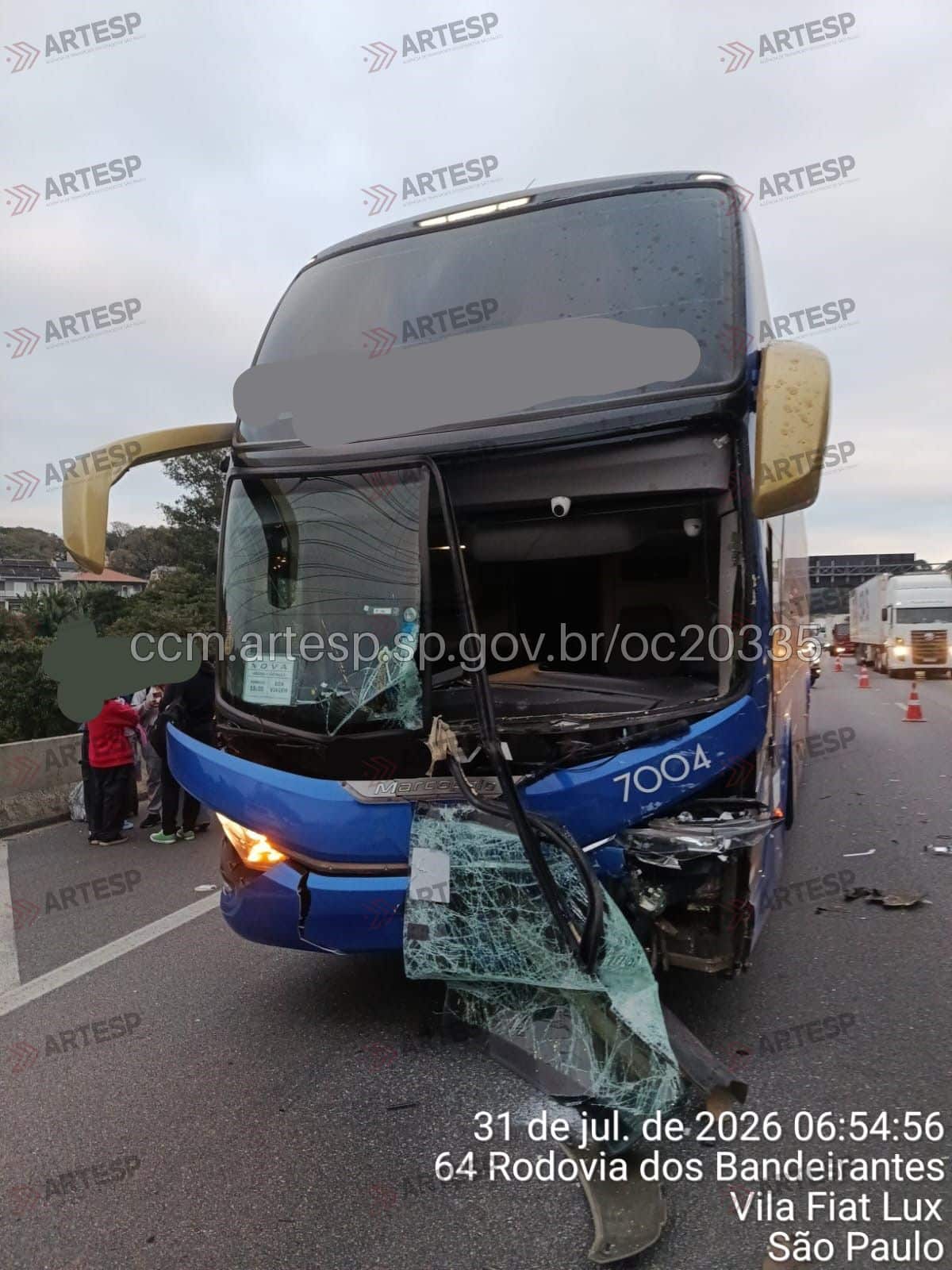 Ônibus Scania Marcopolo rodovia dos Bandeirantes