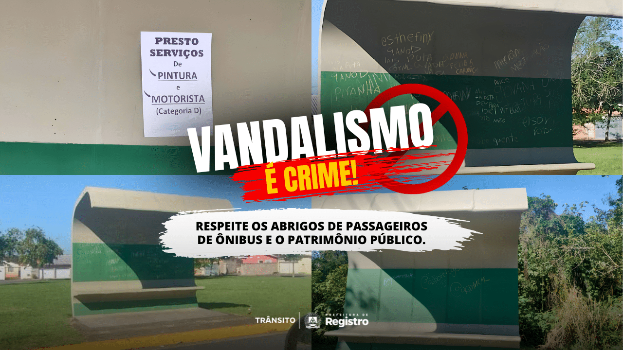 Trânsito orienta sobre a preservação