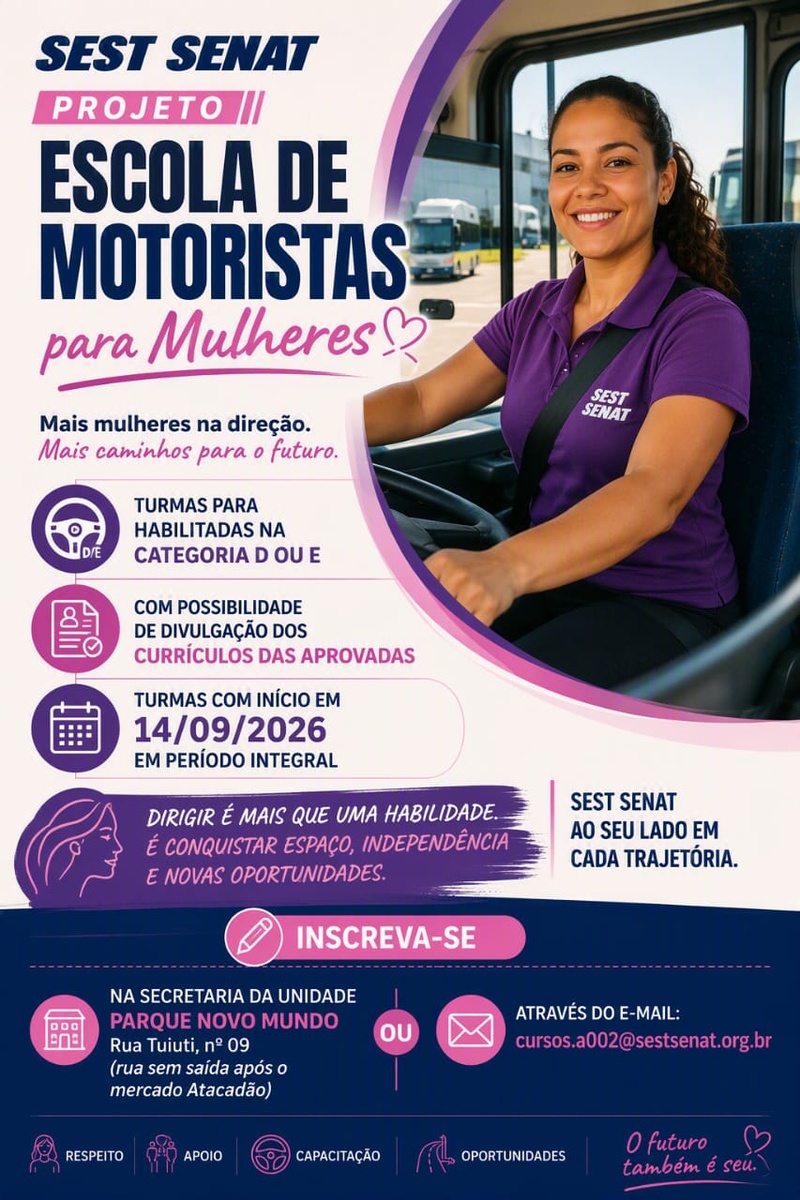 mulheres motoristas