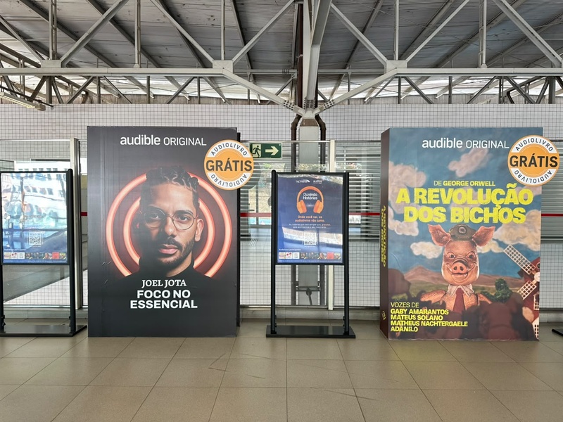 novos audiolivros da Audible