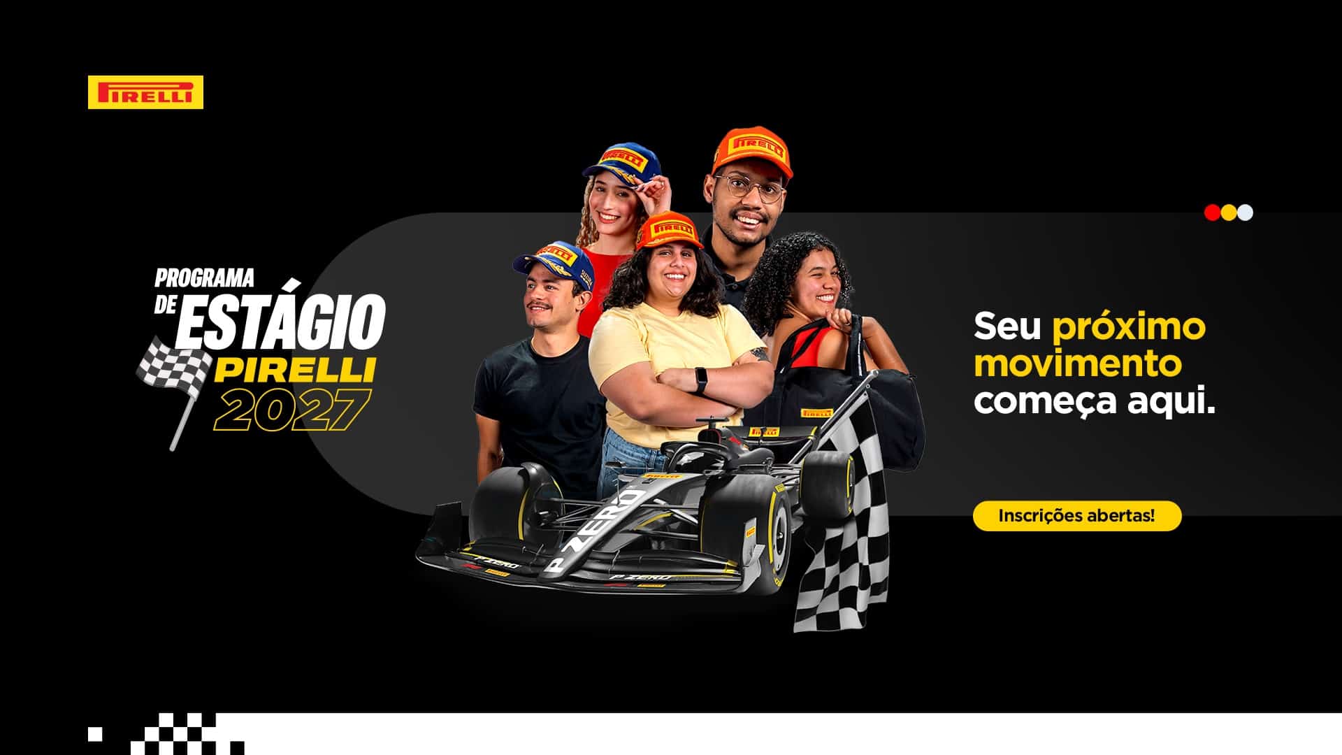 Pirelli abre inscrições para o Programa de Estágio 2027