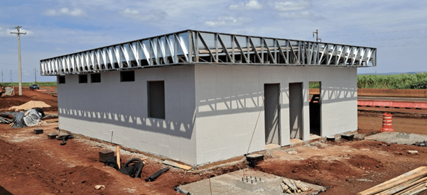 As obras para as bases