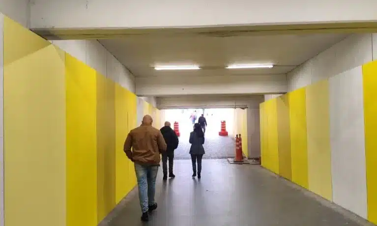 Obras do Terminal de São Caetano