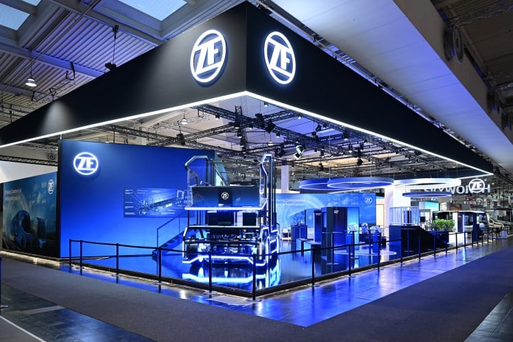 A ZF Divisão de Soluções para Veículos Comerciais apresenta as mais recentes tecnologias para veículos comerciais com zero emissões, zero acidentes e definidos por software na IAA Transportation 2026
