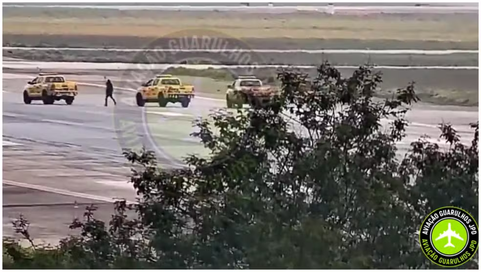 homem aeroporto de guarulhos