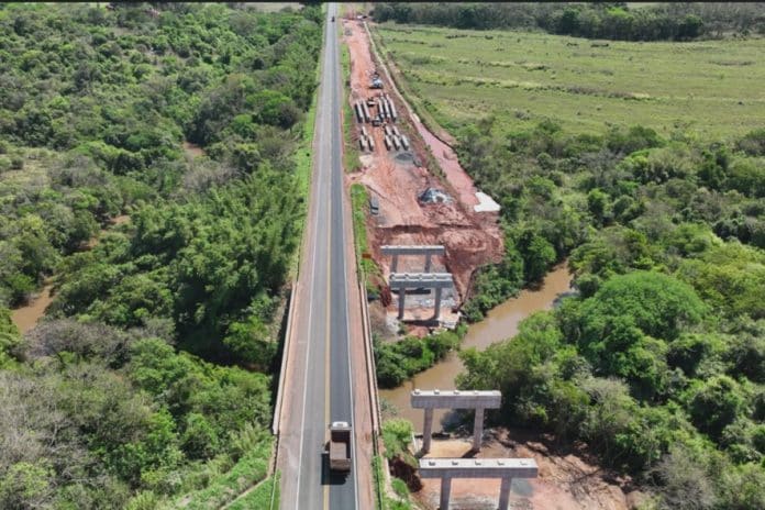 içamento de vigas na SP-284