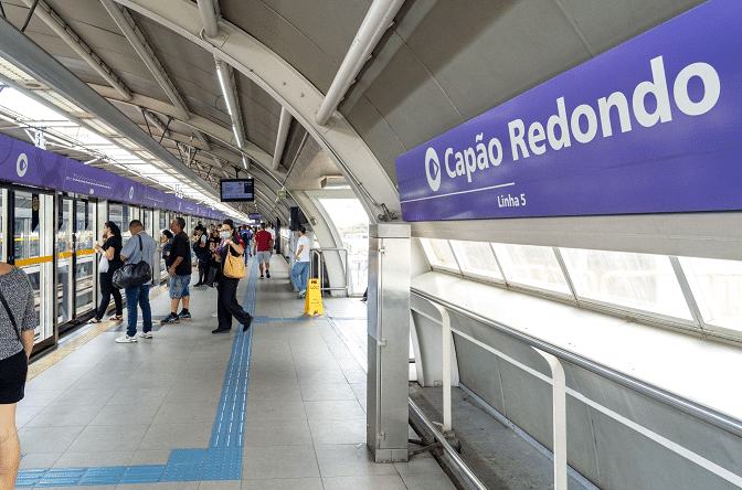 Estação Capão Redondo da Linha 5-Lilás