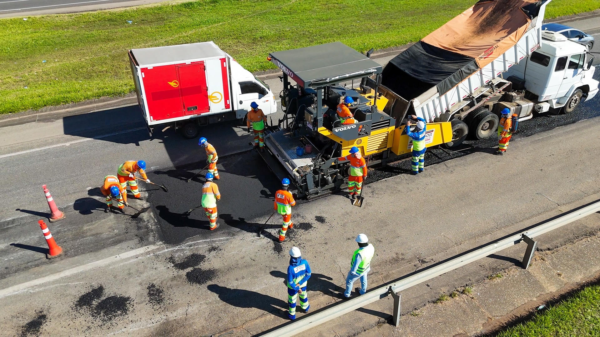 obras estradas via colinas