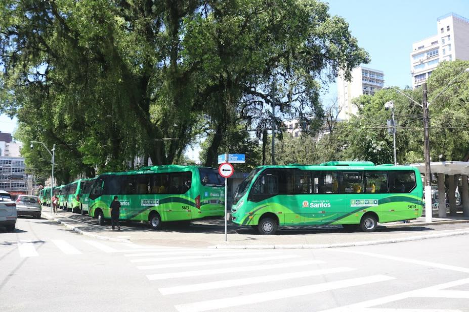 santos novos ônibus