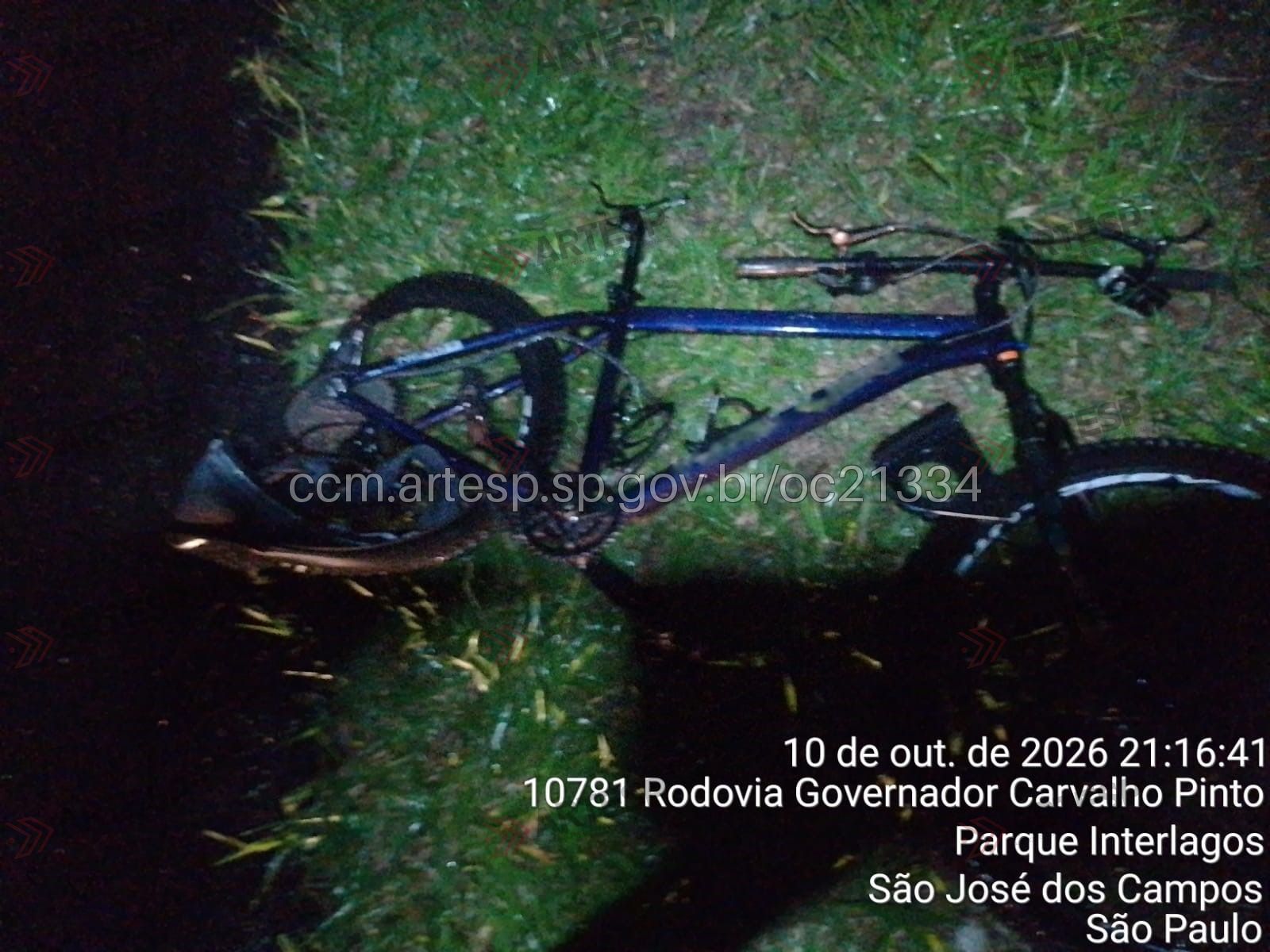 Bicicleta na carvalho