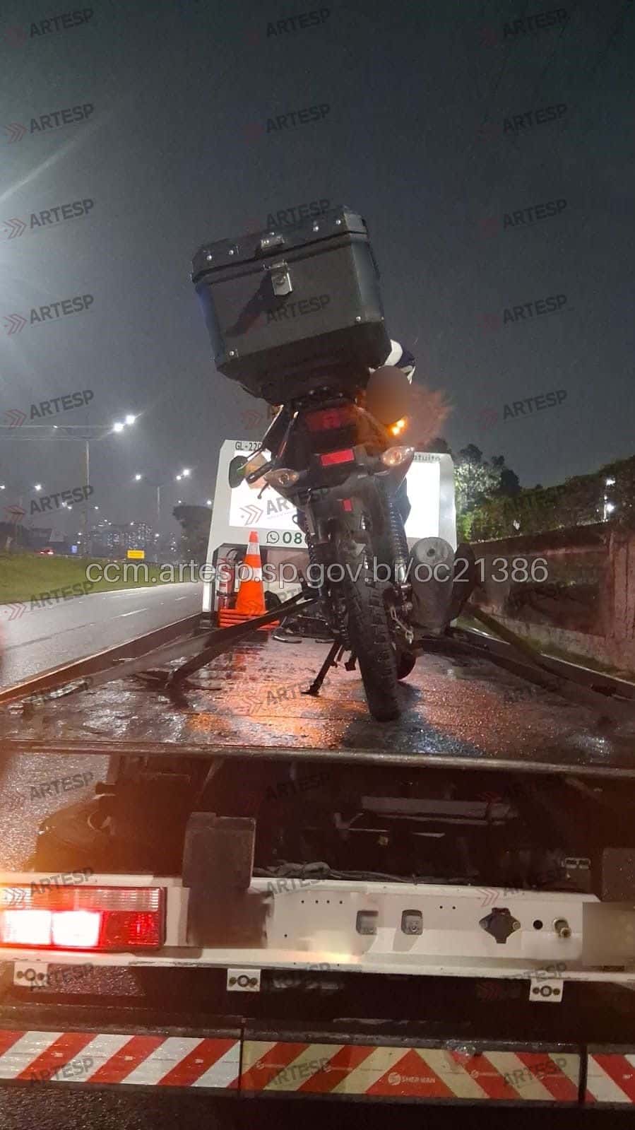 Moto CG 160 Fan rodovia anchieta