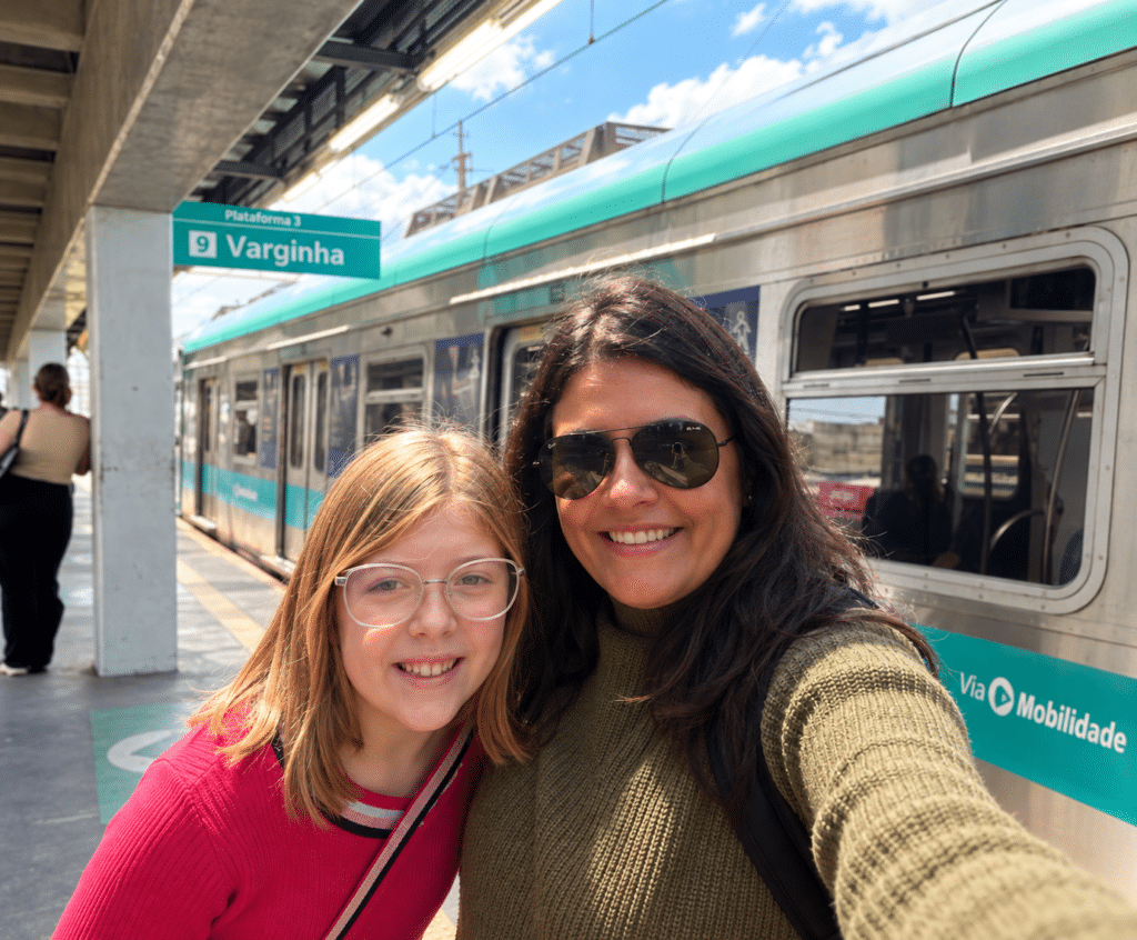 Nathália Souza com a filha
