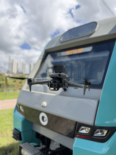 Uso de drones na fiscalização das linhas 8-Diamante e 9-Esmeralda